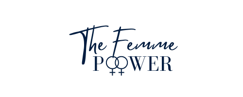 The Femme Power logo with two overlapping circles and a plus symbol, representing empowerment, growth, and the support of women entrepreneurs.